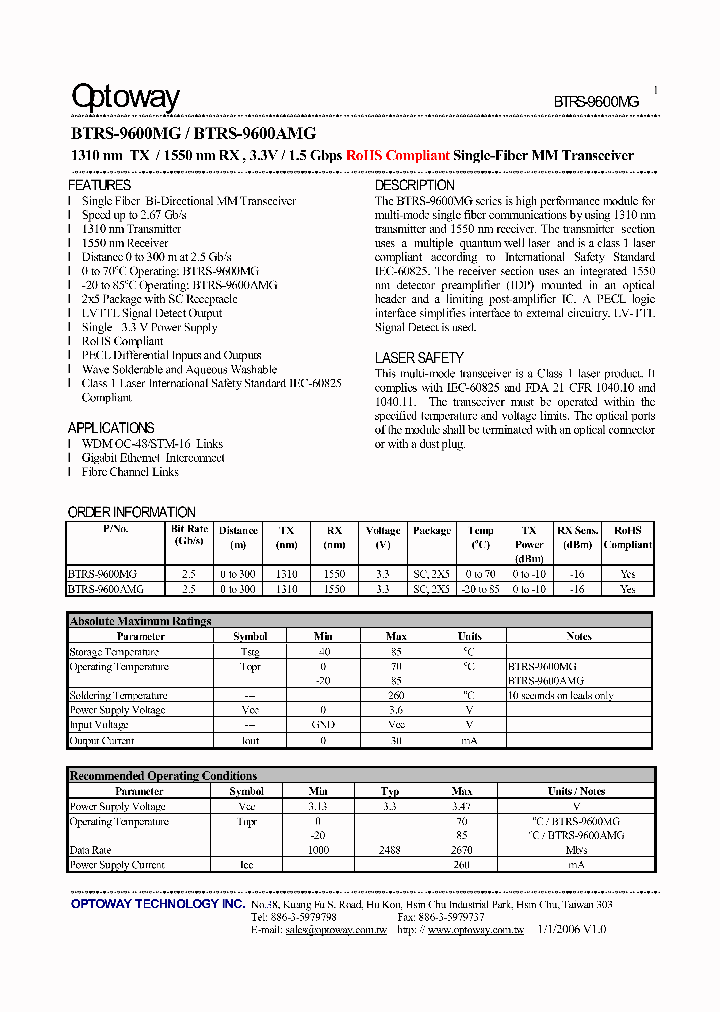 BTRS-9600MG_4119381.PDF Datasheet