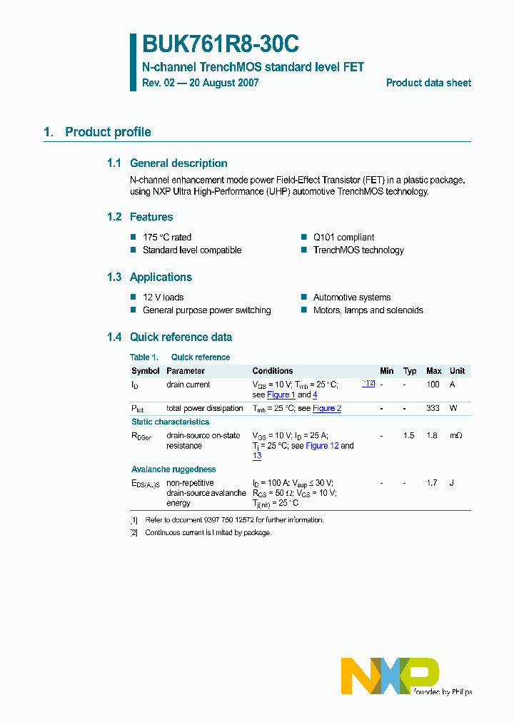 BUK761R8-30C_4128184.PDF Datasheet