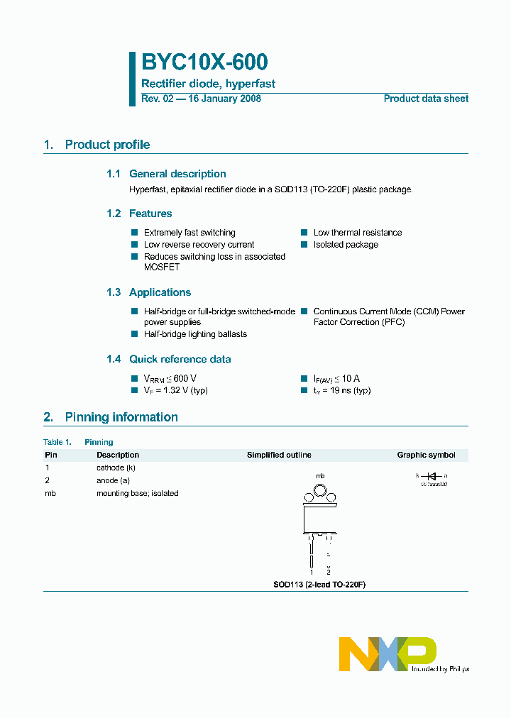 BYC10X-600_4115201.PDF Datasheet