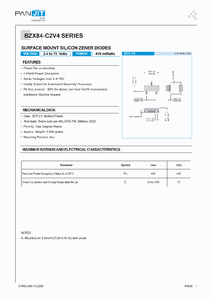 BZX84C4V7_4108333.PDF Datasheet