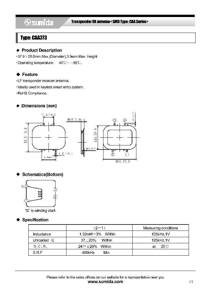 CAA373_4138060.PDF Datasheet