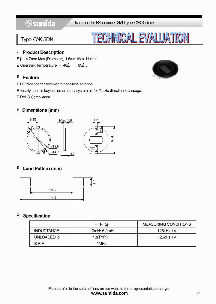 CAK15D14_4138059.PDF Datasheet