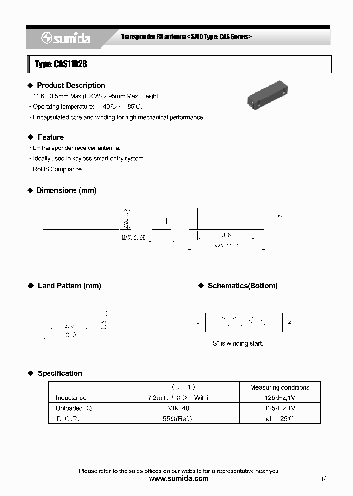 CAS11D28_4138057.PDF Datasheet
