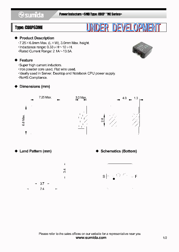 CDEP63MENP-R68M_4137966.PDF Datasheet