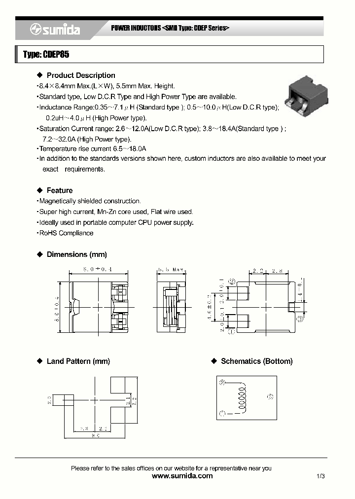 CDEP85_4137962.PDF Datasheet