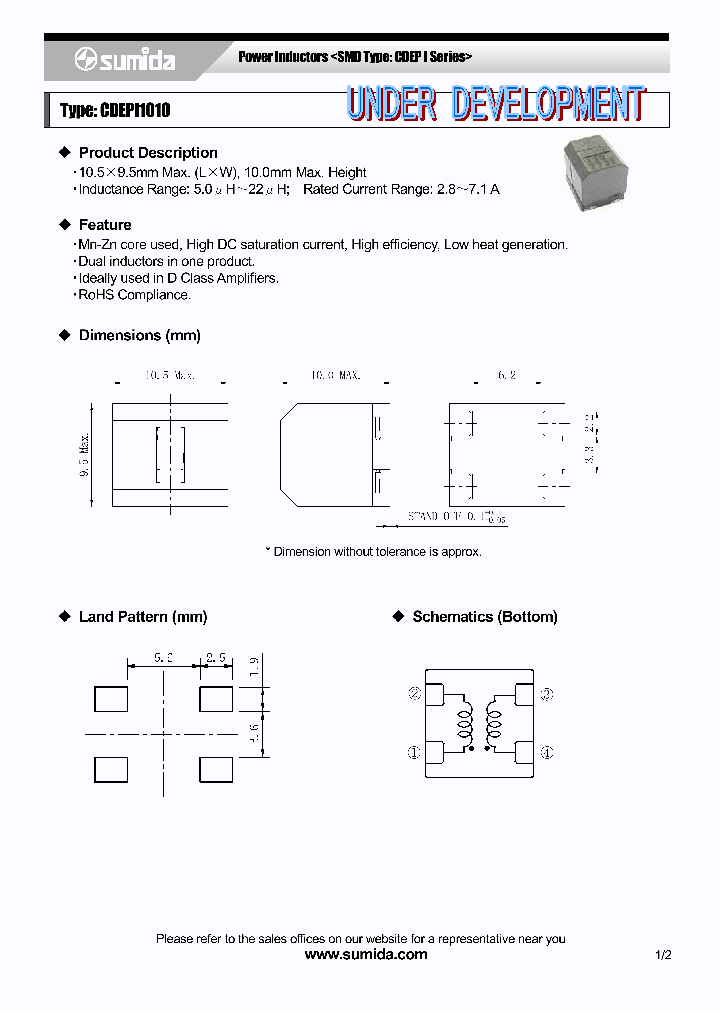 CDEPI1010NP-5R0PC_4137959.PDF Datasheet