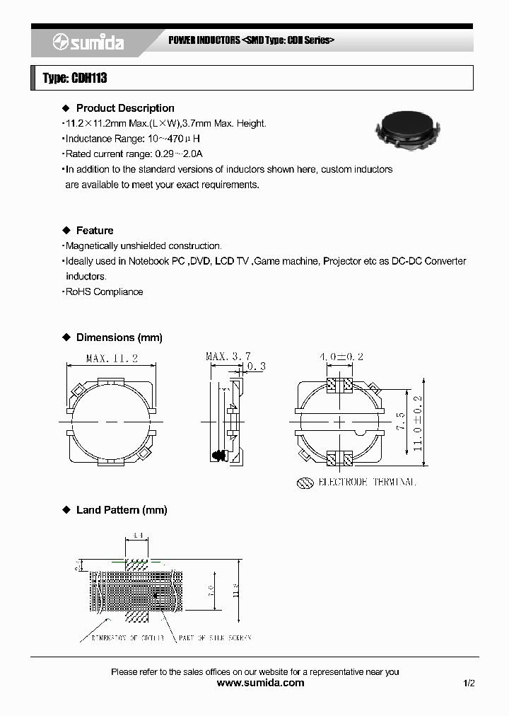 CDH11306_4137956.PDF Datasheet