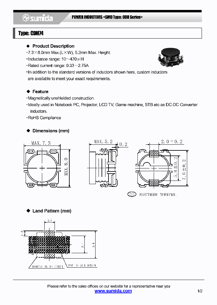 CDH7406_4137950.PDF Datasheet