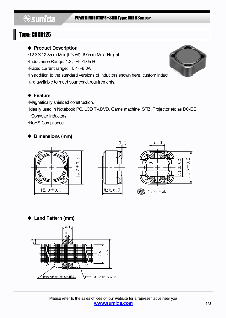 CDRH12506_4137591.PDF Datasheet
