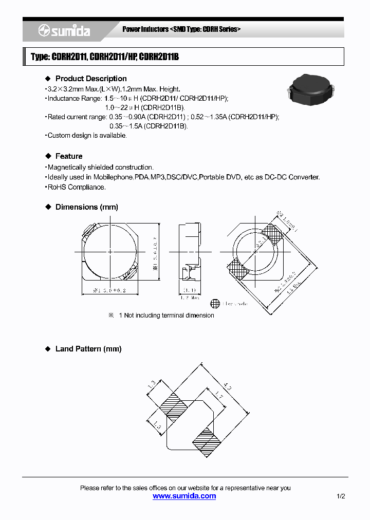 CDRH2D11HPNP-100NB_4151084.PDF Datasheet