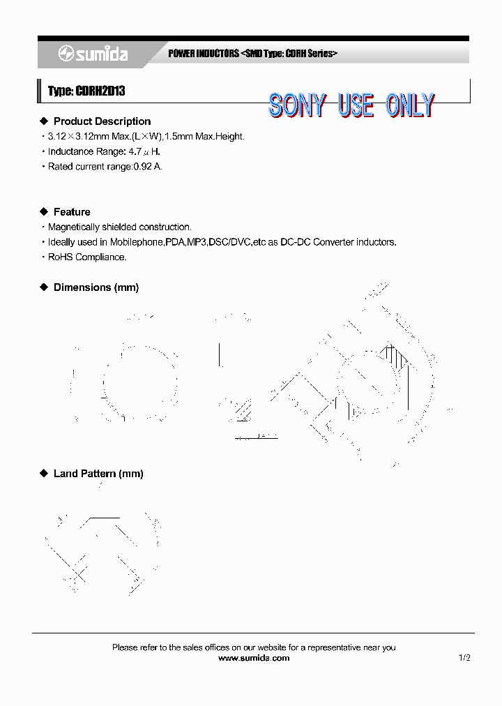 CDRH2D13NP-4R7MB_4137523.PDF Datasheet