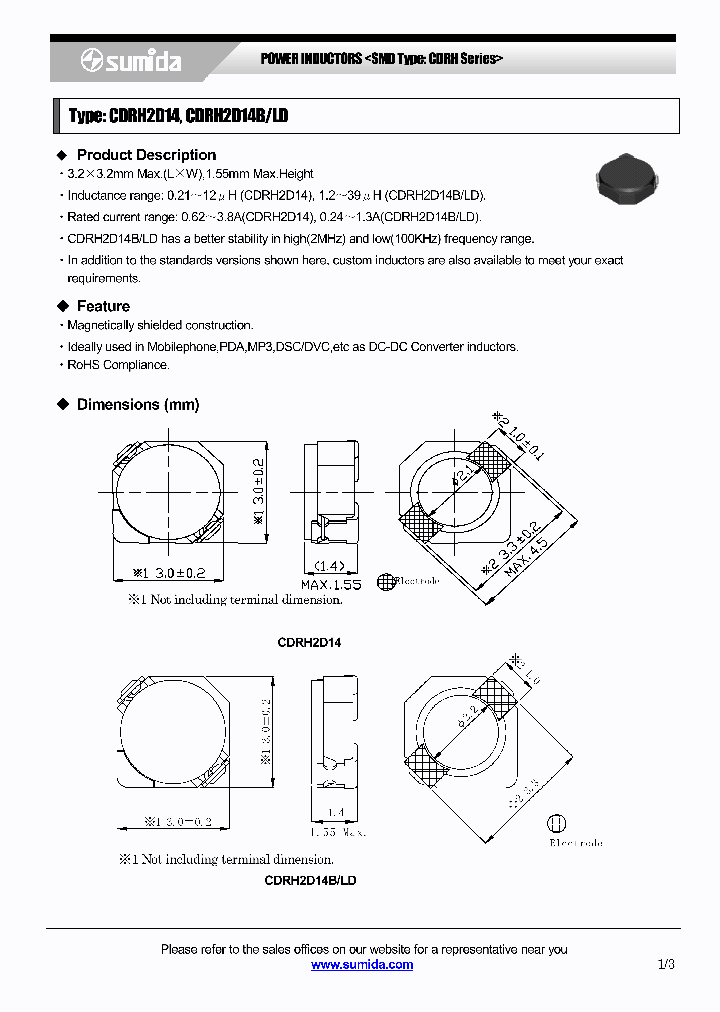 CDRH2D1406_4137766.PDF Datasheet