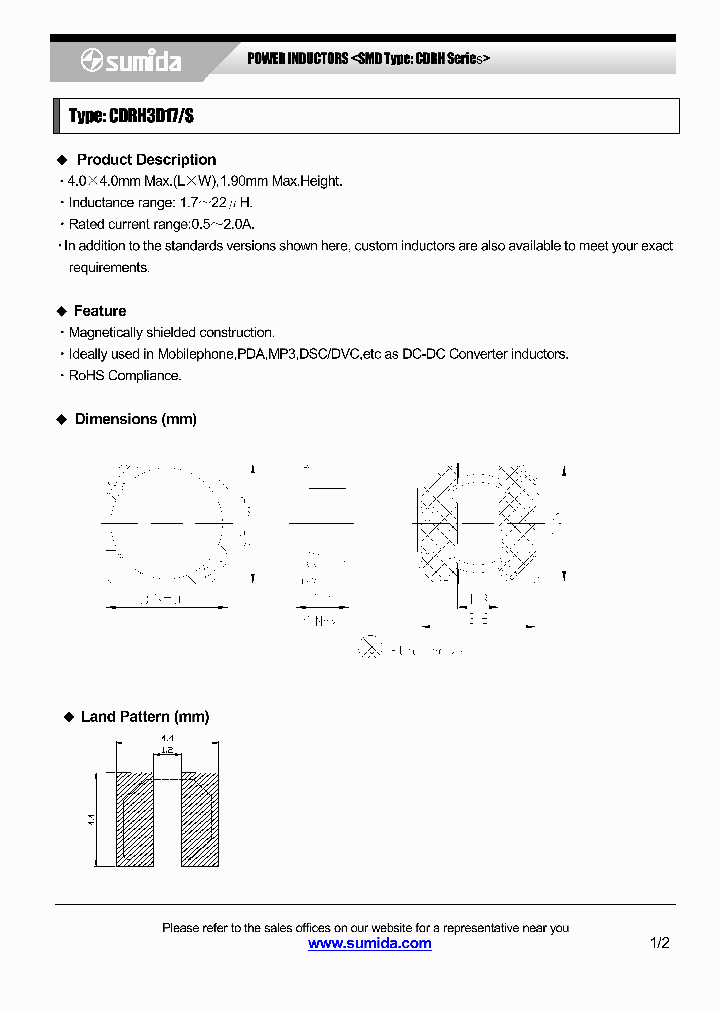 CDRH3D17SNP-150N_4148942.PDF Datasheet
