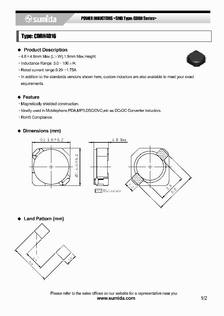 CDRH4D1606_4137699.PDF Datasheet