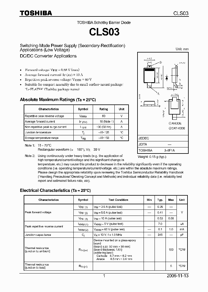 CLS03_4115649.PDF Datasheet
