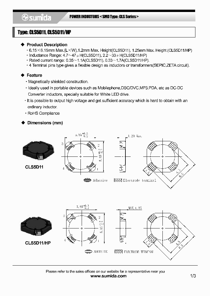 CLS5D1106_4137364.PDF Datasheet