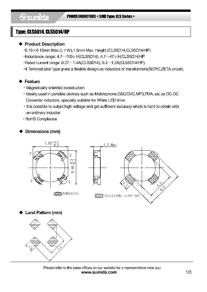 CLS5D1406_4137361.PDF Datasheet