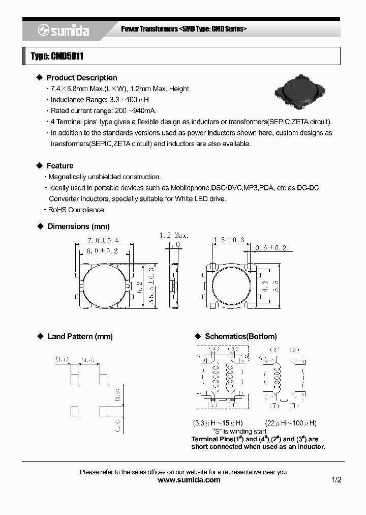 CMD5D11NP-6R8MB_4144911.PDF Datasheet