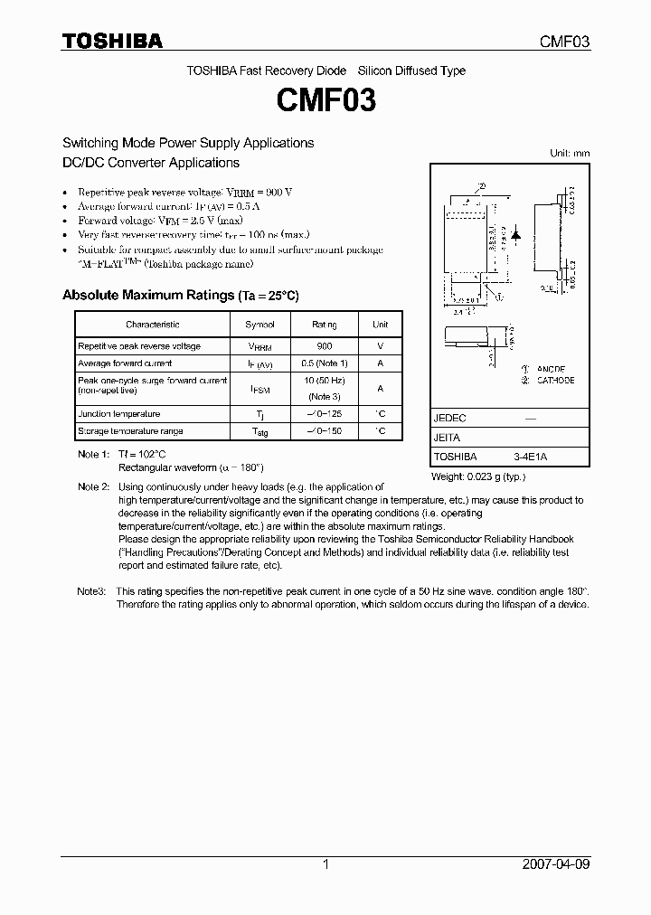 CMF03_4111425.PDF Datasheet