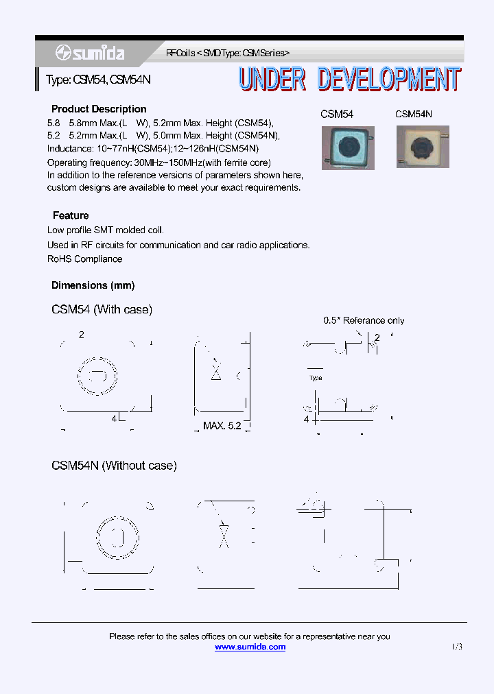 CSM54-3R5A_4136490.PDF Datasheet