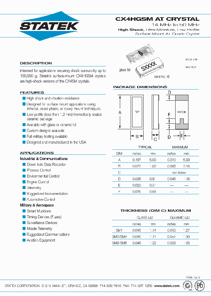 CX4HGSM_4120722.PDF Datasheet