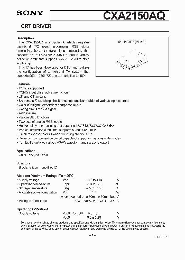 CXA2150AQ_4106544.PDF Datasheet