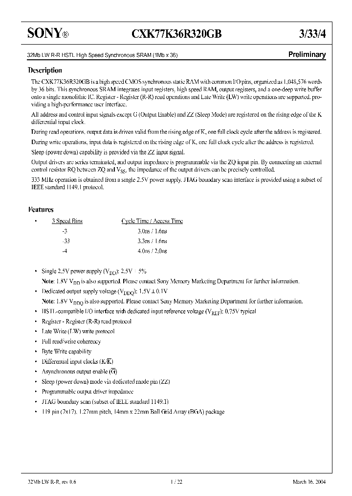 CXK77K36R320GB_4104109.PDF Datasheet