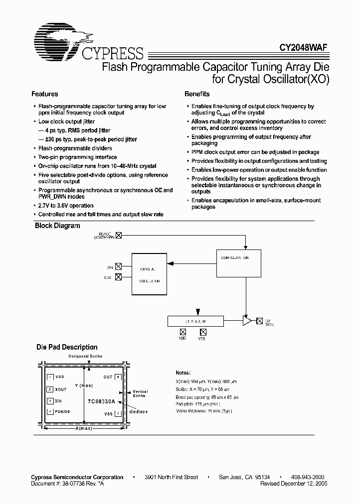 CY2048WAF_4161365.PDF Datasheet