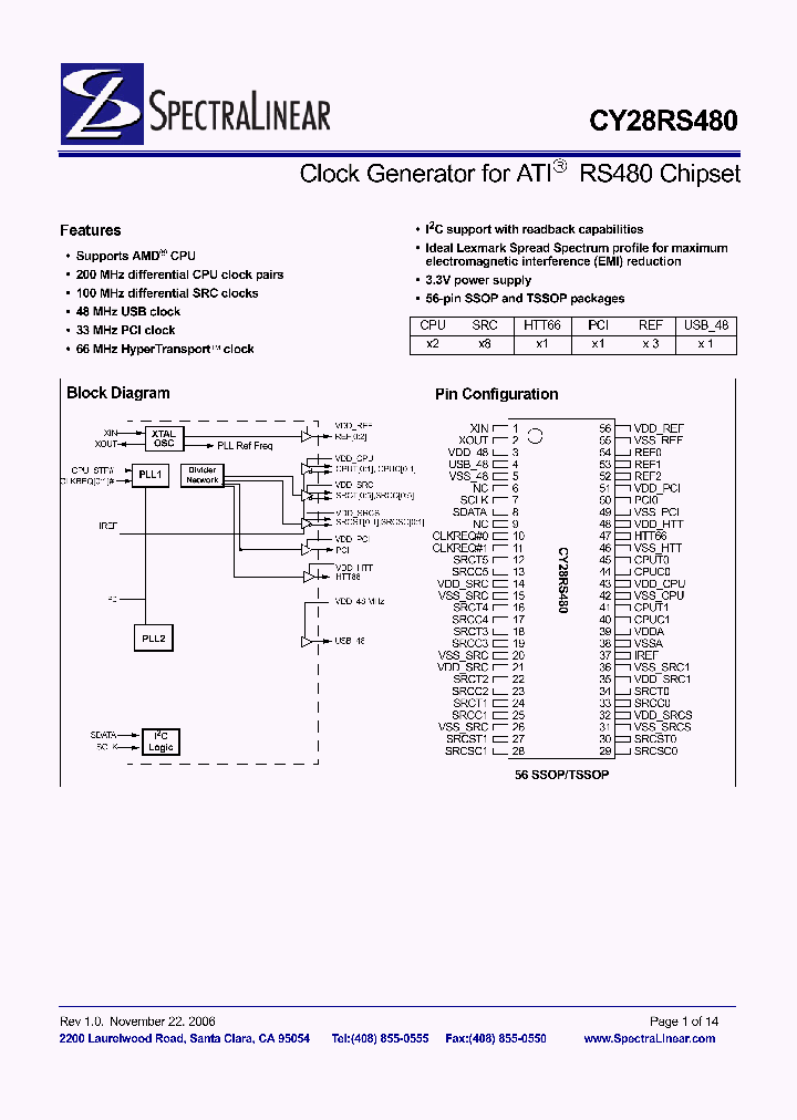 CY28RS480_4162364.PDF Datasheet