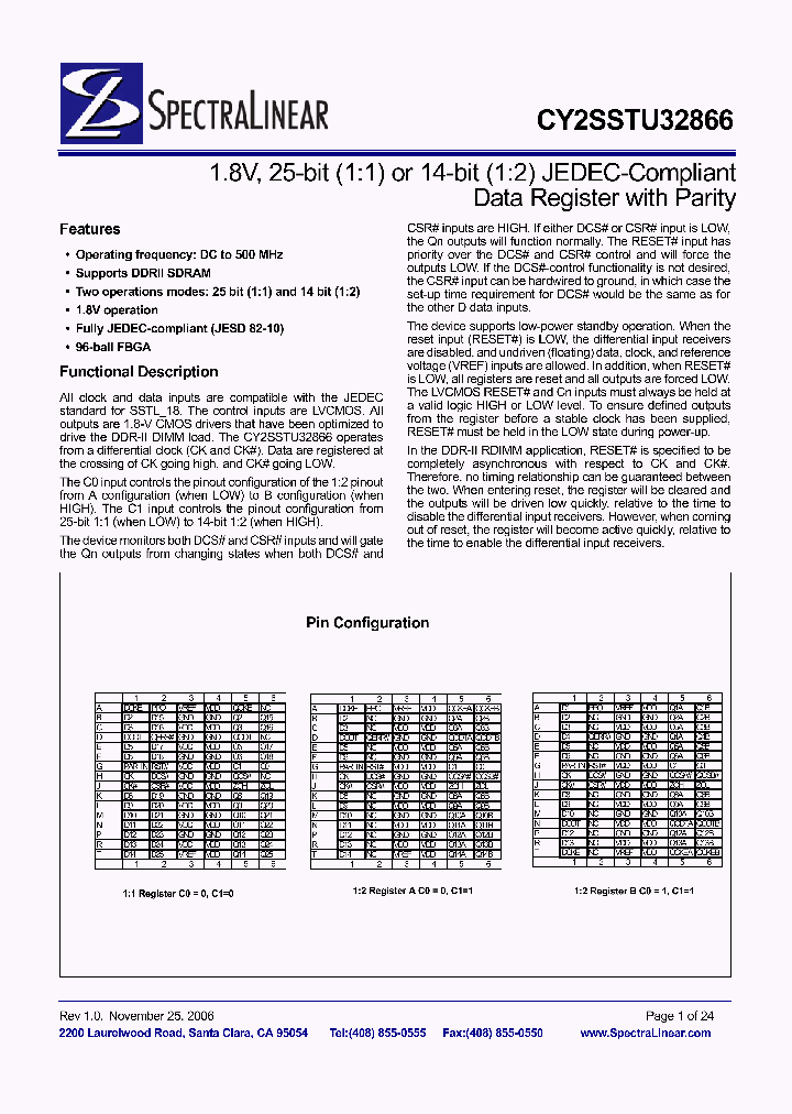 CY2SSTU32866BFXC_4140414.PDF Datasheet