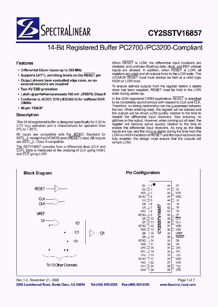 CY2SSTV16857ZC_4140406.PDF Datasheet