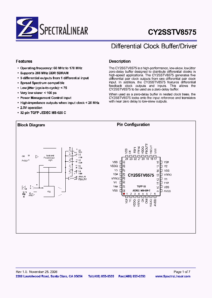 CY2SSTV8575AC_4140403.PDF Datasheet