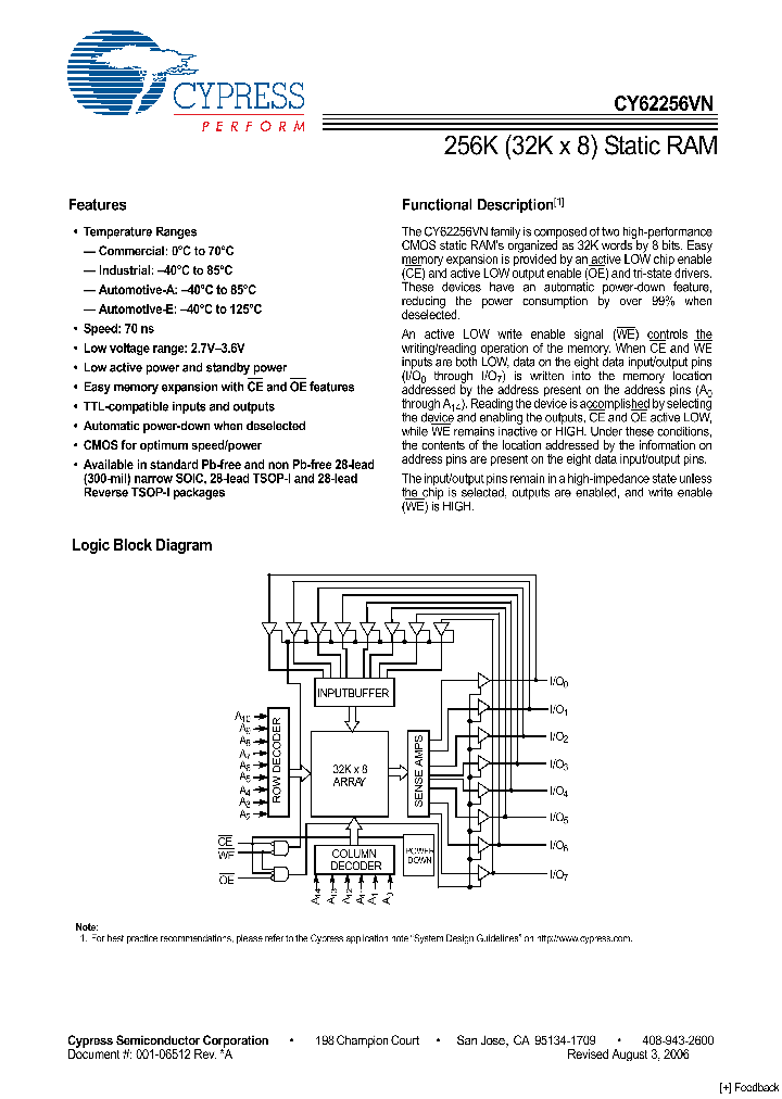 CY62256VNLL-70SNC_4155754.PDF Datasheet