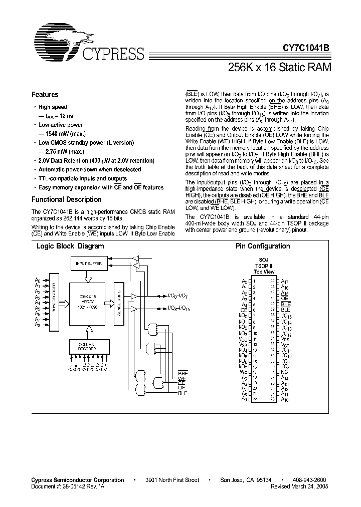 CY7C1041B-15ZXC_4146589.PDF Datasheet