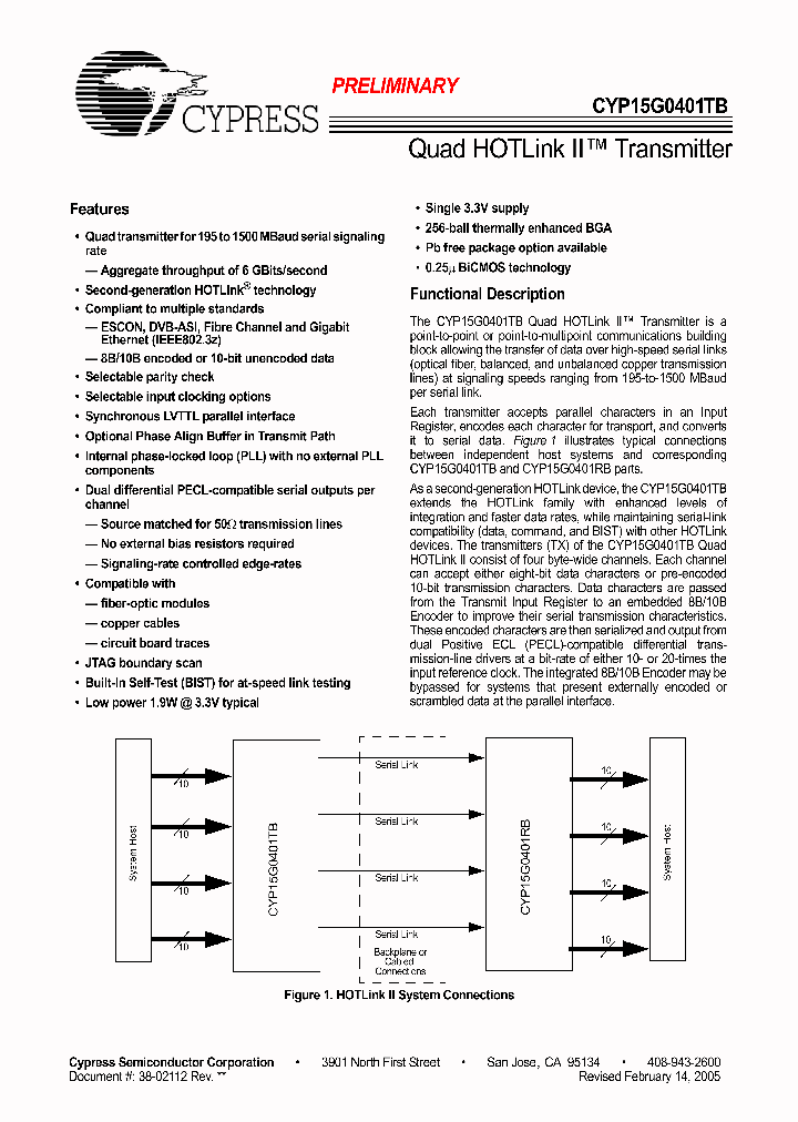 CYP15G0401TB_4149232.PDF Datasheet