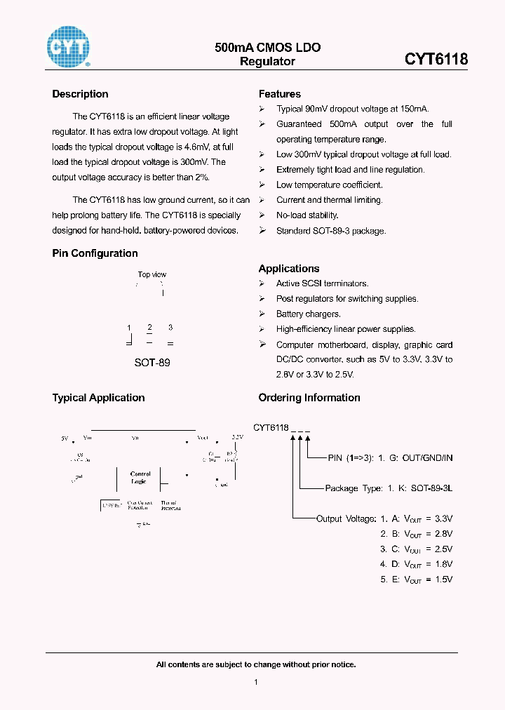 CYT6118_4145977.PDF Datasheet
