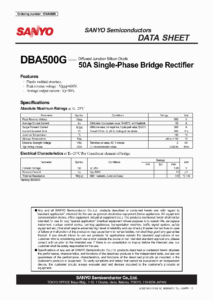 DBA500G_4161162.PDF Datasheet
