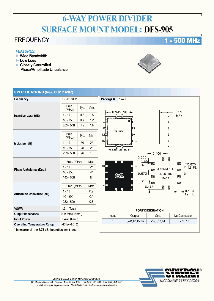 DFS-905_4139631.PDF Datasheet