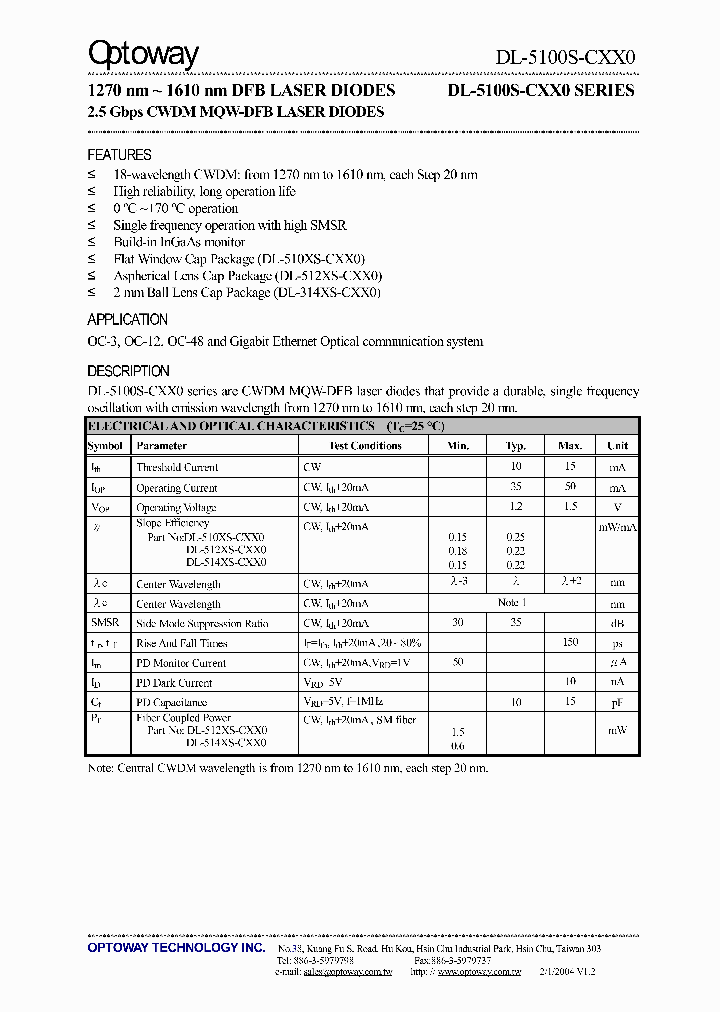 DL-5100S-CXX0_4119334.PDF Datasheet