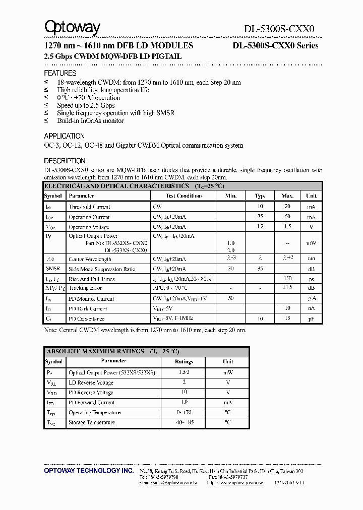 DL-5330S-C270-VL_4119161.PDF Datasheet
