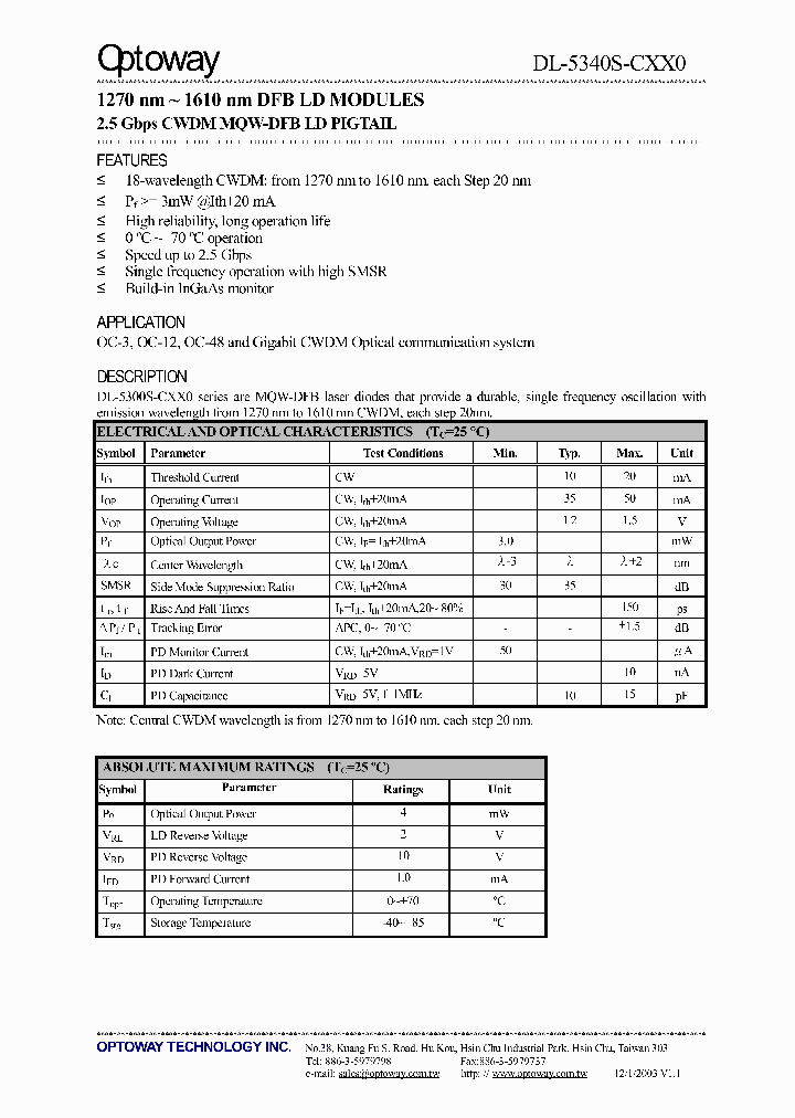 DL-5340S-CXX0_4119147.PDF Datasheet