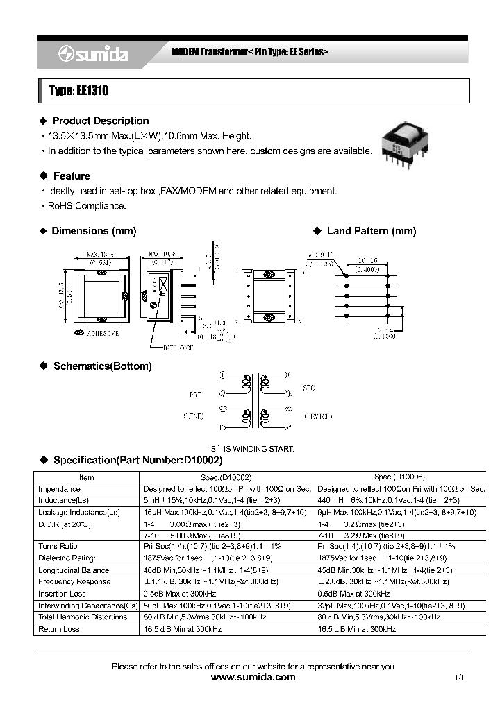 EE1310_4137114.PDF Datasheet