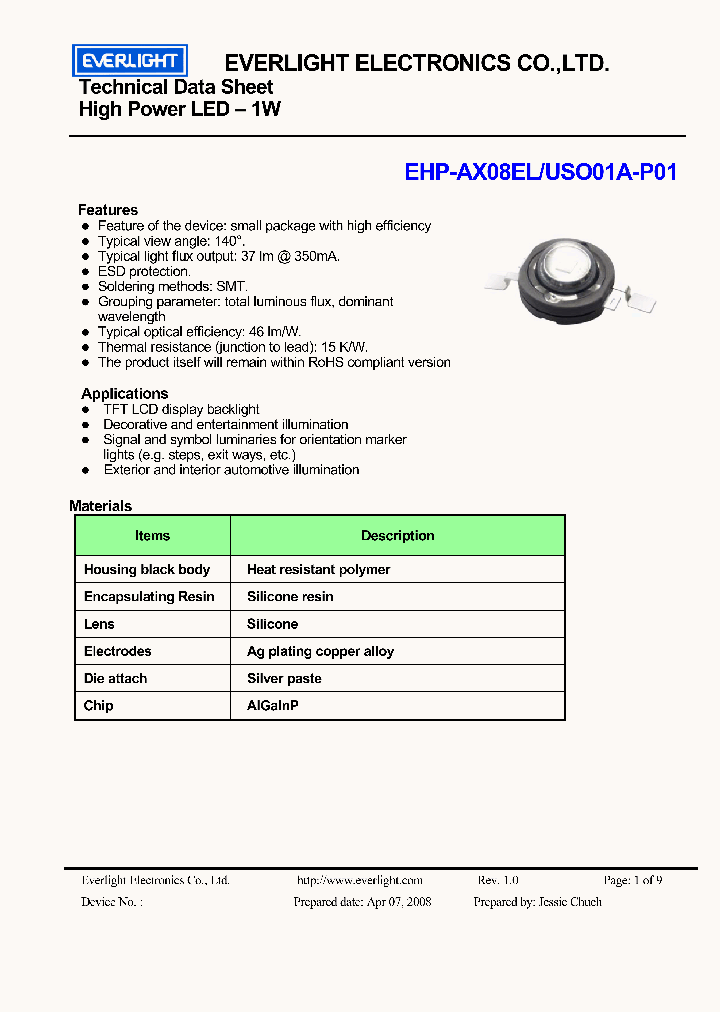 EHP-AX08EL-USO01A_4154398.PDF Datasheet