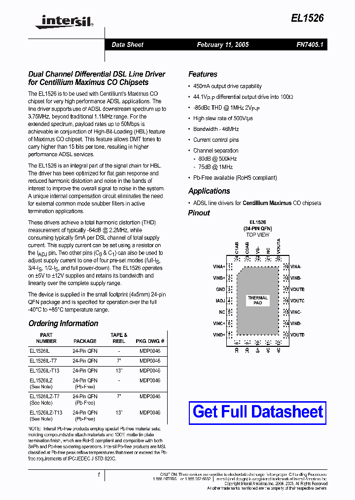 EL152605_4138975.PDF Datasheet