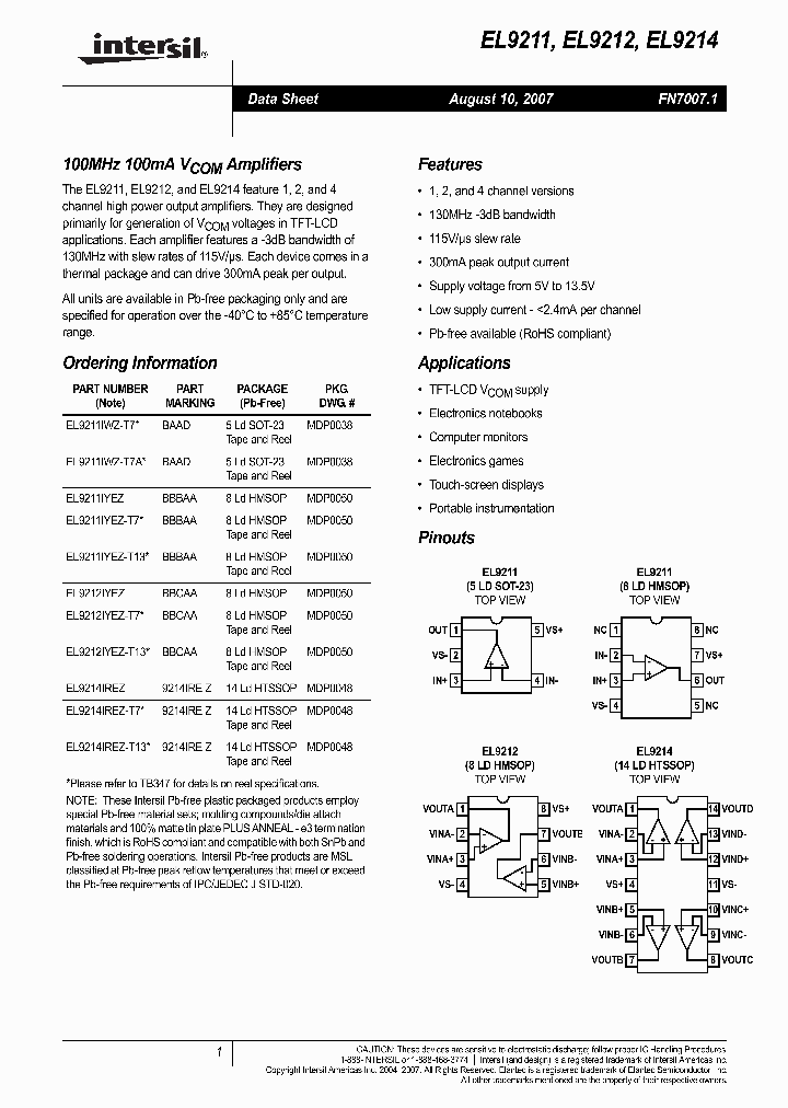 EL921107_4138778.PDF Datasheet