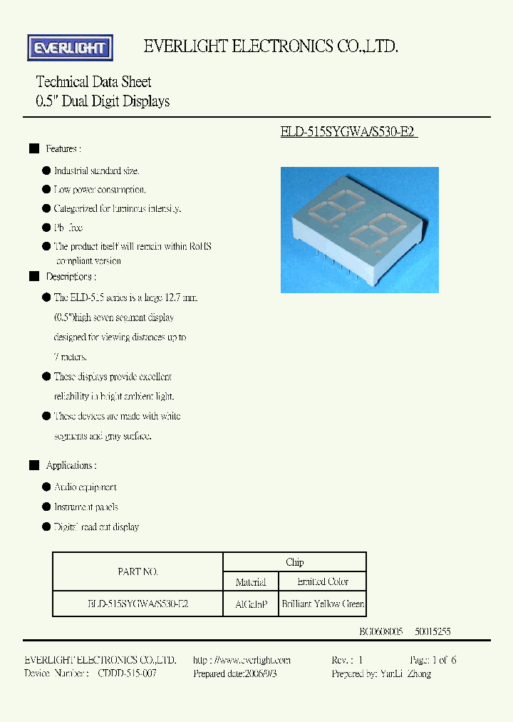 ELD-515SYGWA-S530-E2_4155136.PDF Datasheet