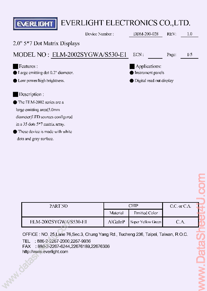 ELM-2002SYGWAS530-E1_4102412.PDF Datasheet