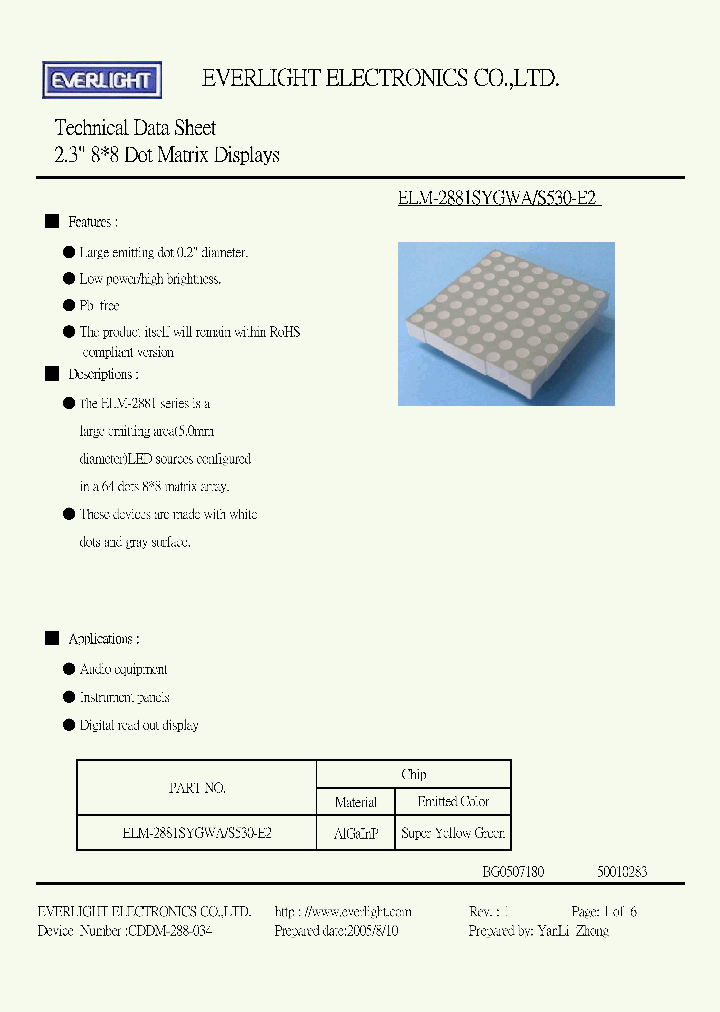 ELM-2881SYGWA-S530-E2_4155143.PDF Datasheet
