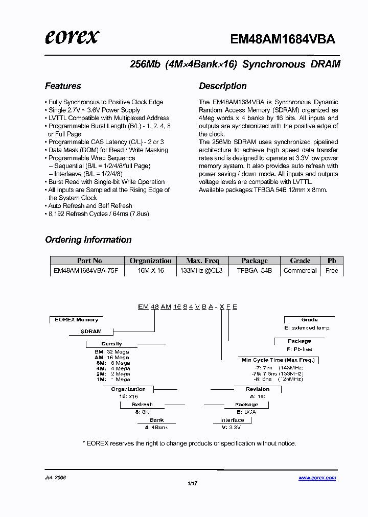 EM48BM1684VBA-75FE_4124123.PDF Datasheet