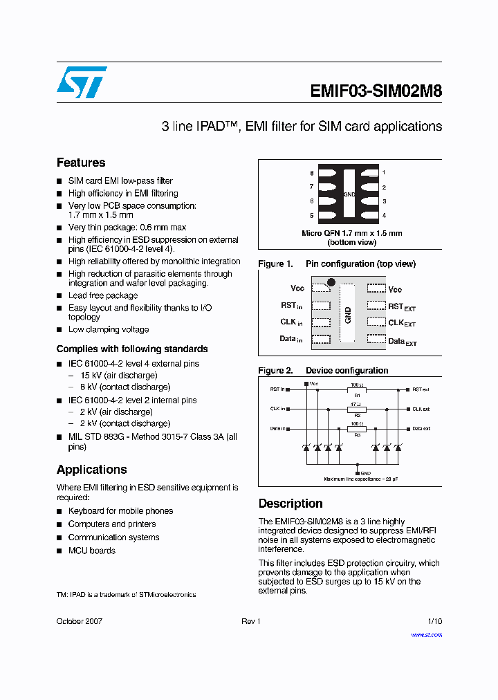 EMIF03-SIM02M8_4109991.PDF Datasheet